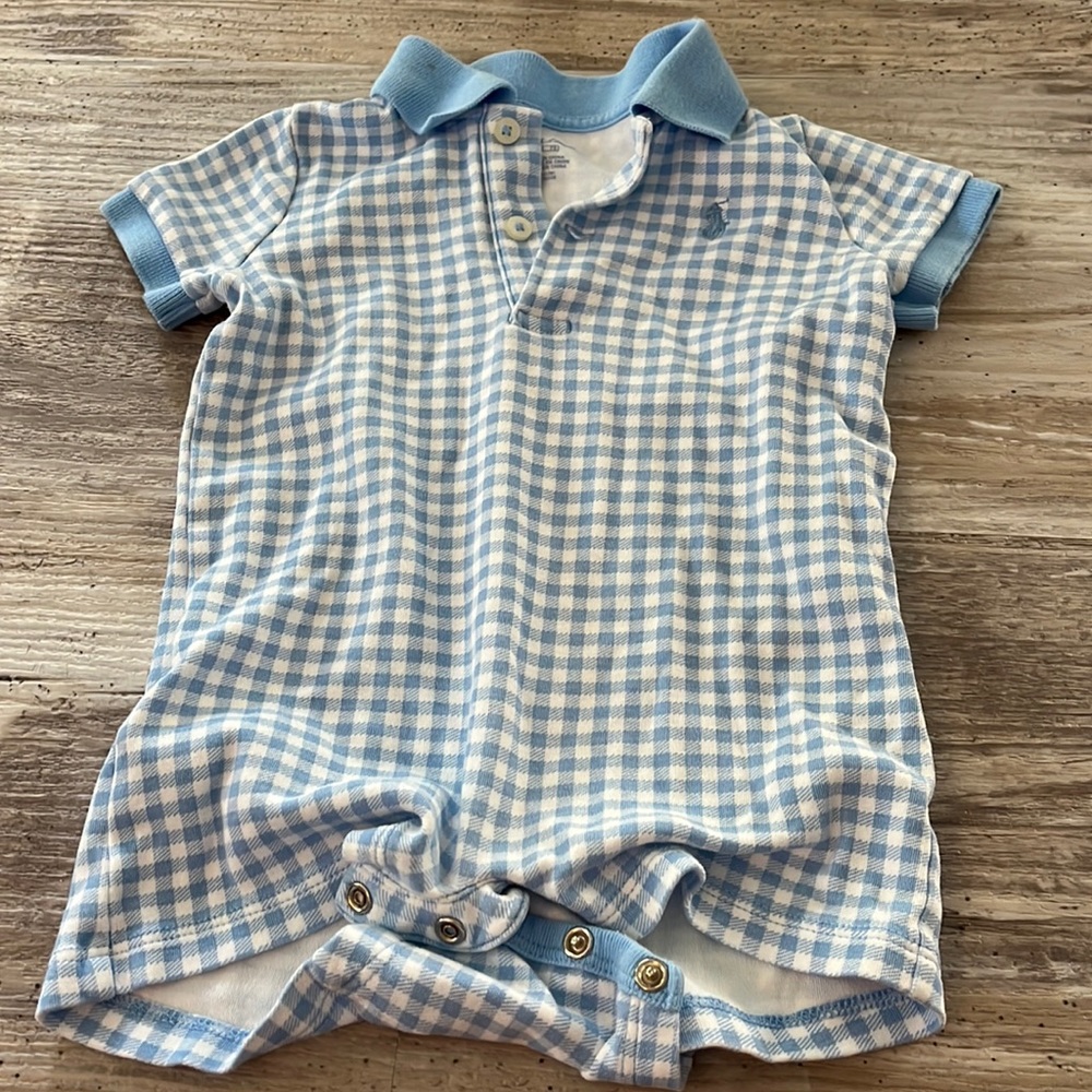 ADORABLE RL romper!!! Size 9 months